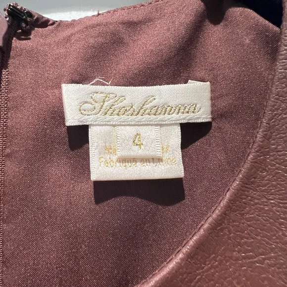 Shoshanna Maroon Dress Size 4 - Picture 2 of 3